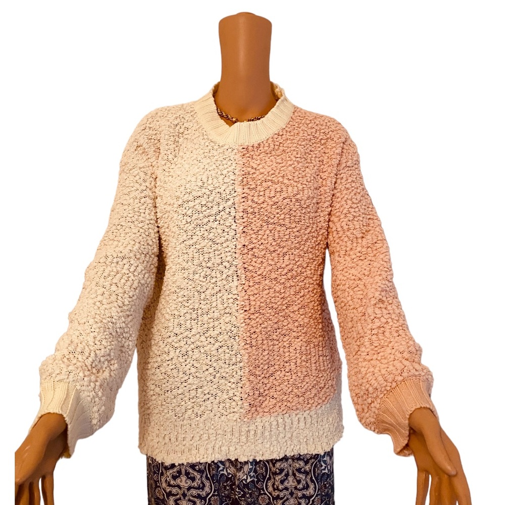 Pink And White Pullover - image 4